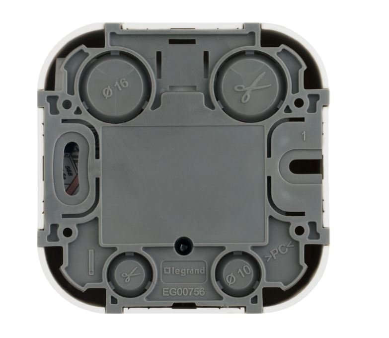 QUTEO Адаптер для розеток RJ45 Keystone белый (782226)