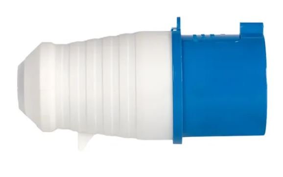 Вилка 013 16А 2Р+РЕ IP44 переносная 220В (ps-013-16-220)