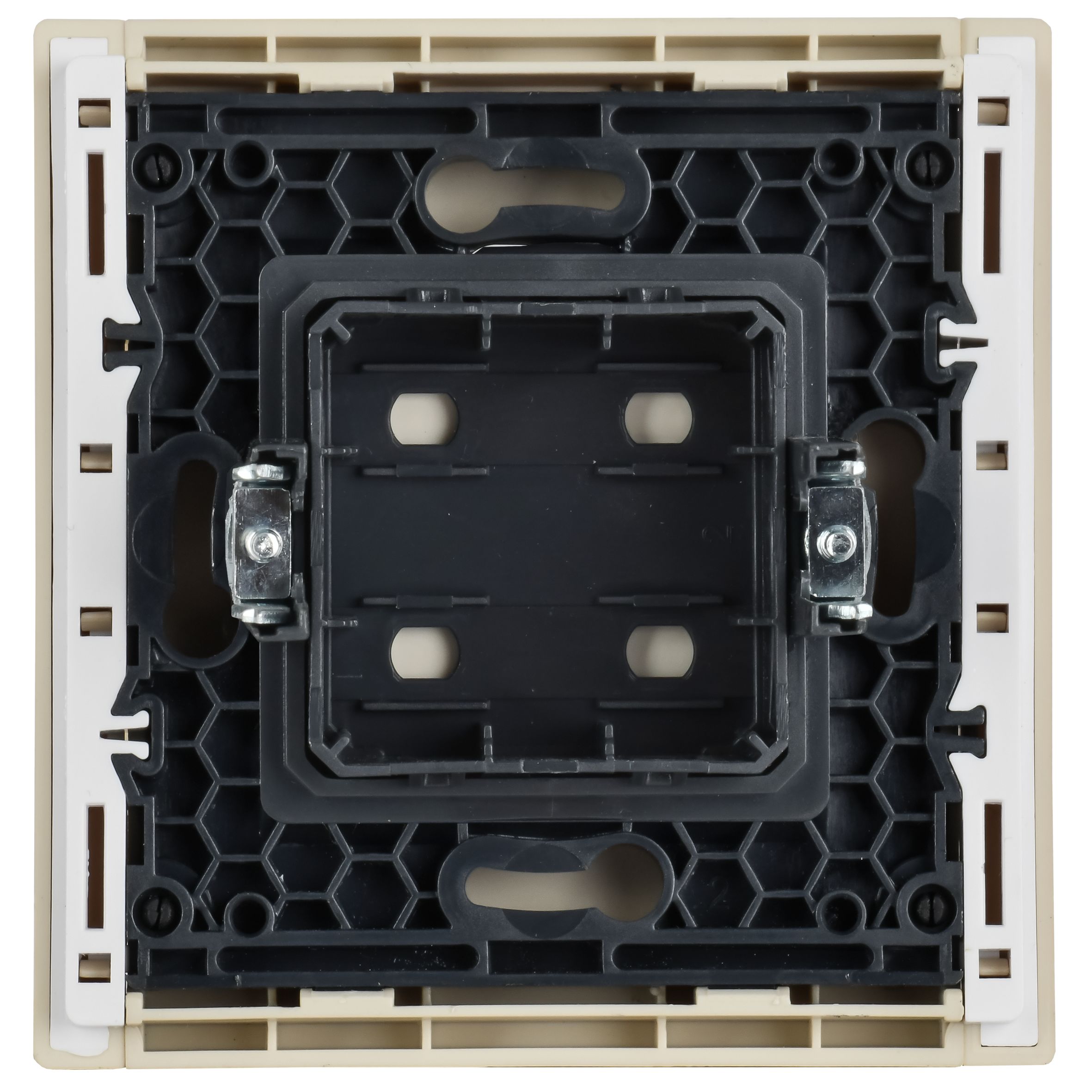 FORTE&PIANO Заглушка с суппортом FP441 скрытой установки ваниль (FP-PL10-K10)