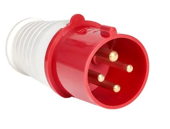 Вилка 024 32А 3Р+РЕ IP44 переносная 380В (ps-024-32-380)