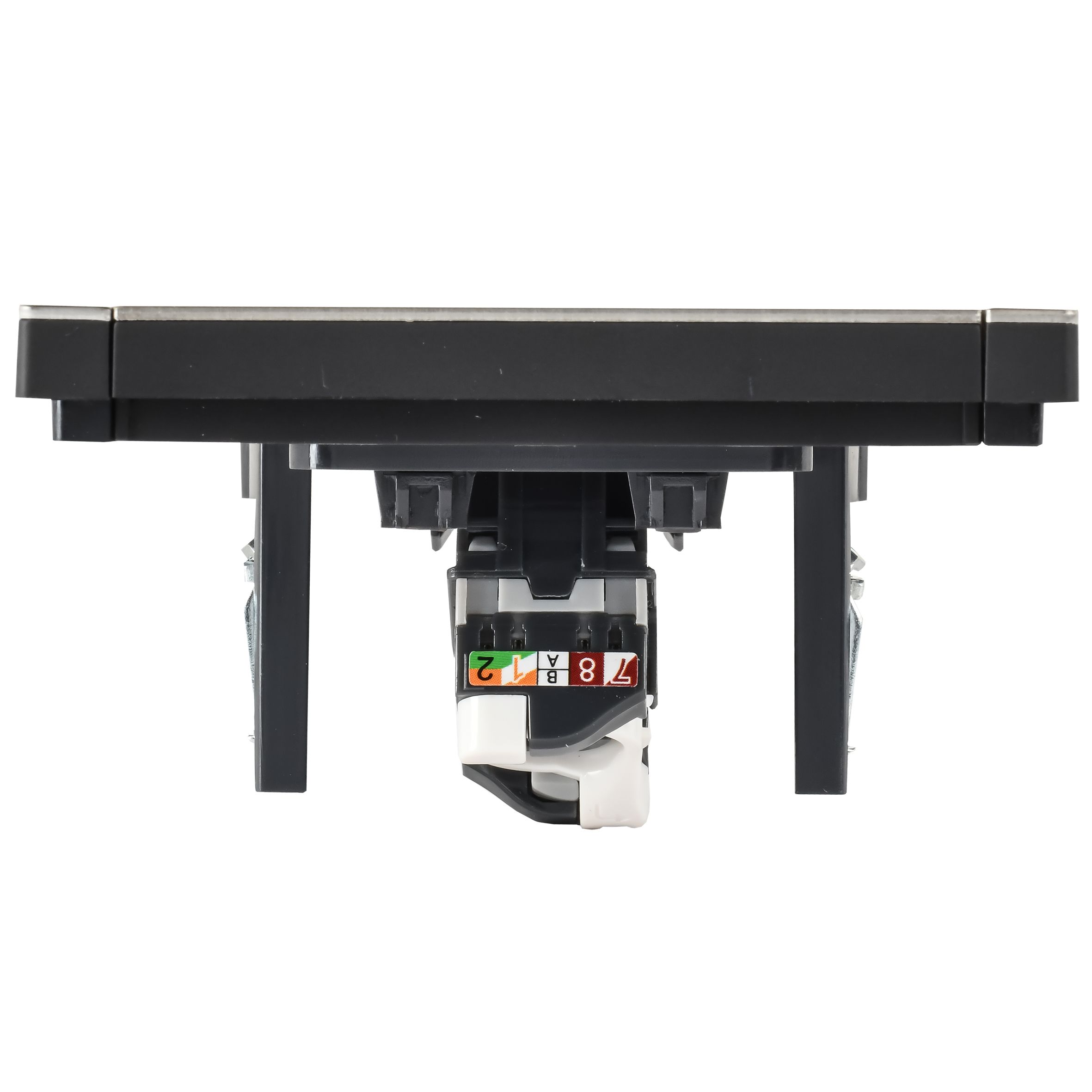FORTE&PIANO Розетка компьютерная RJ45 кат.5E FP632M скрытой установки металл шампань (FP-K10-1-M-K37)