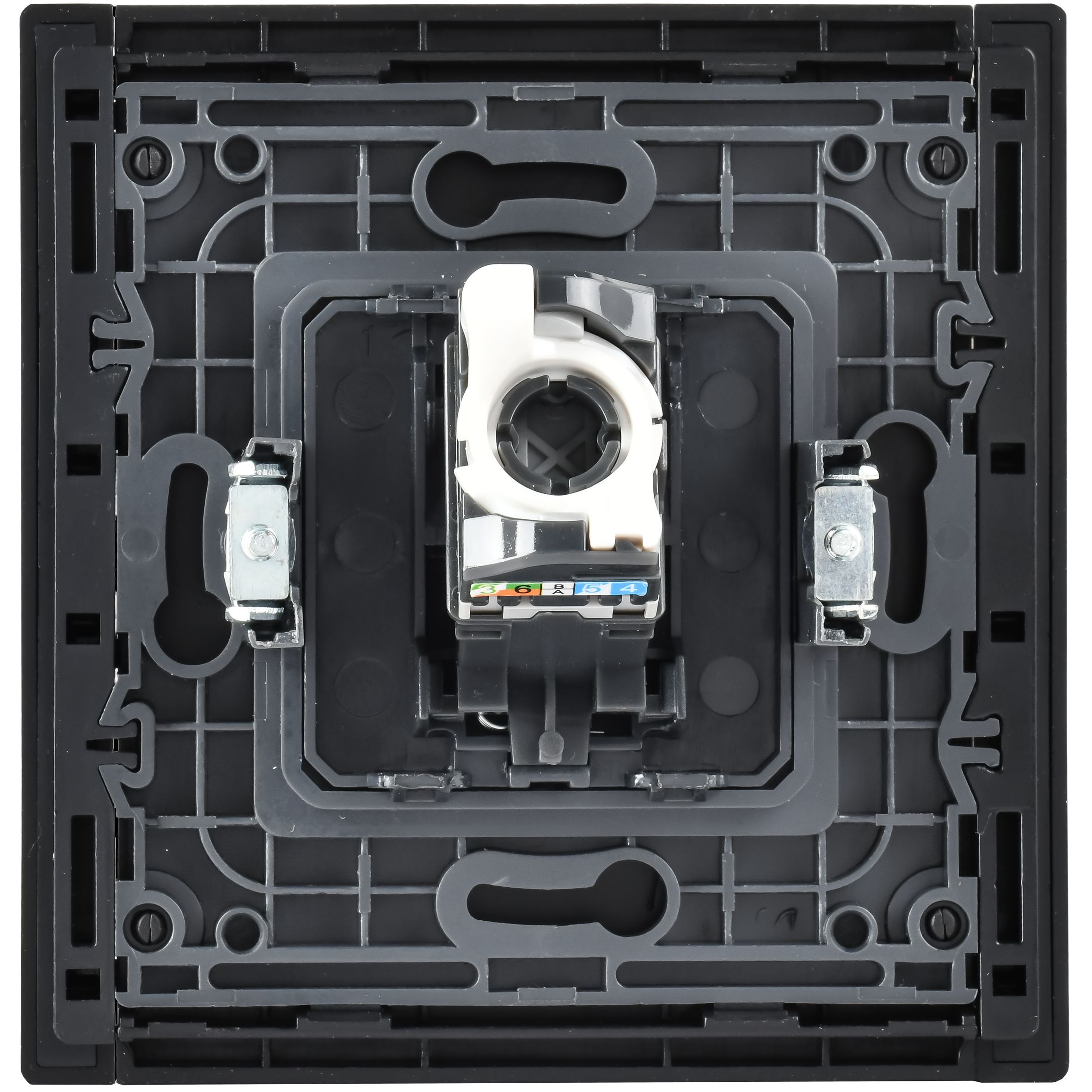 FORTE&PIANO Розетка компьютерная RJ45 кат.5E FP632M скрытой установки металл шампань (FP-K10-1-M-K37)