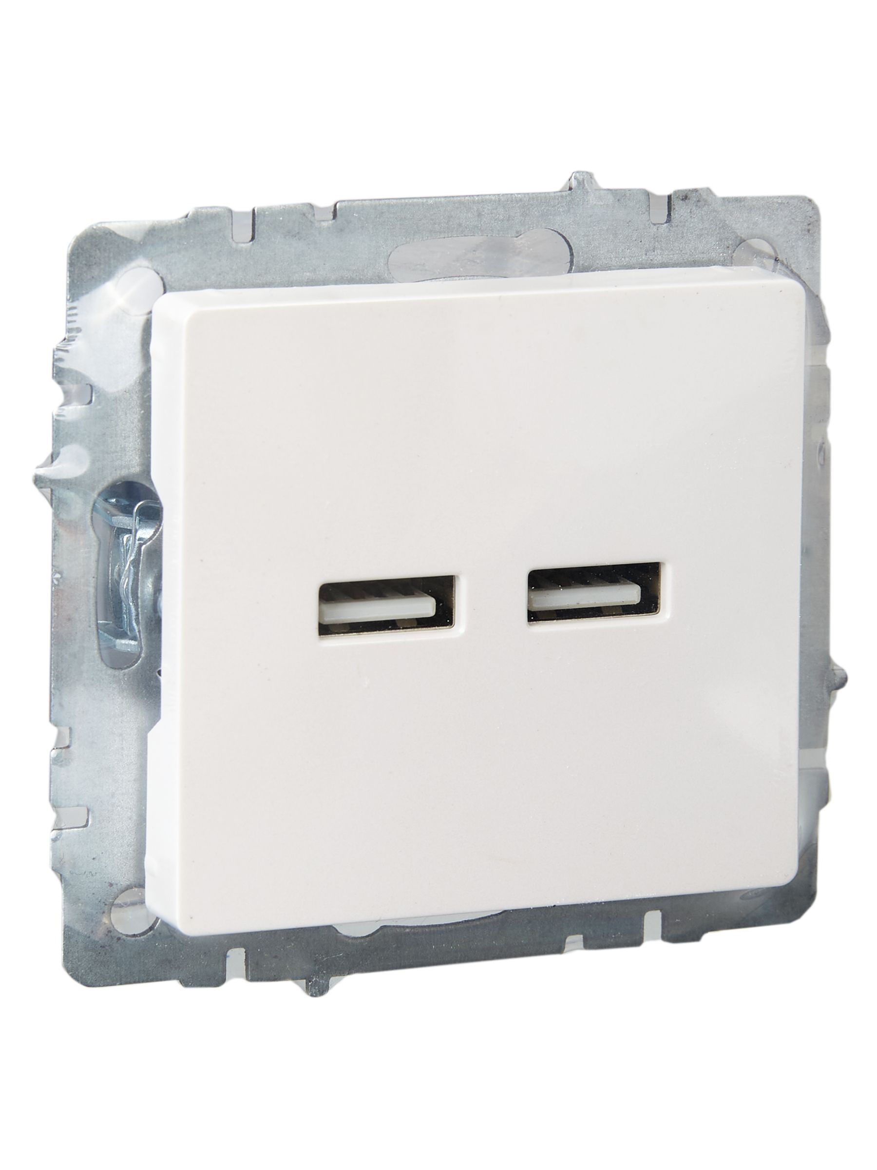 Розетка USB BRITE A+A 5В 3,1А РЮ10-1-БрЖ жемчуг (BR-U21-D31-K36)