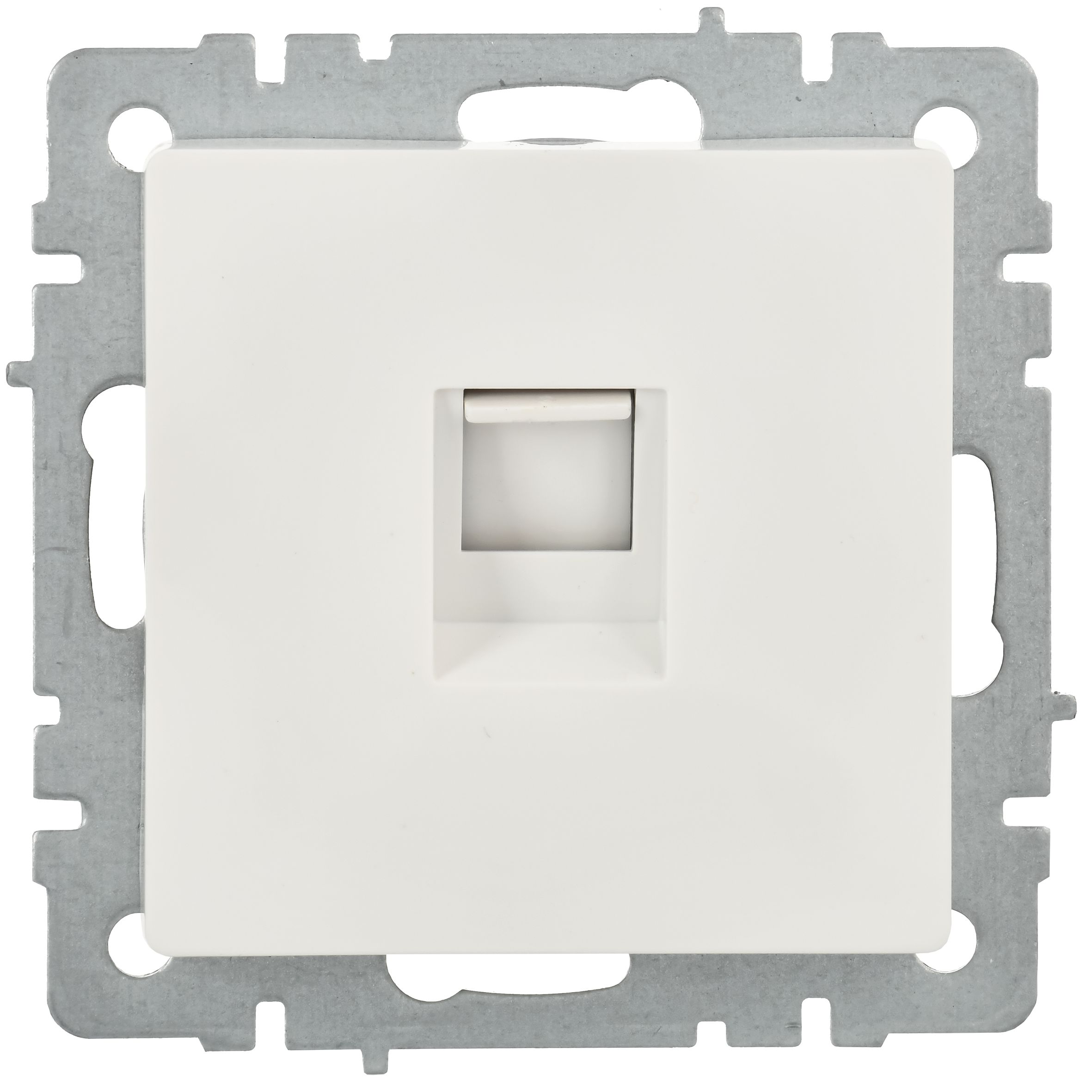 Розетка компьютерная RJ45 BRITE кат.5E РК10-БрБ скрытой установки белый (BR-K10-1-K01-PRO)
