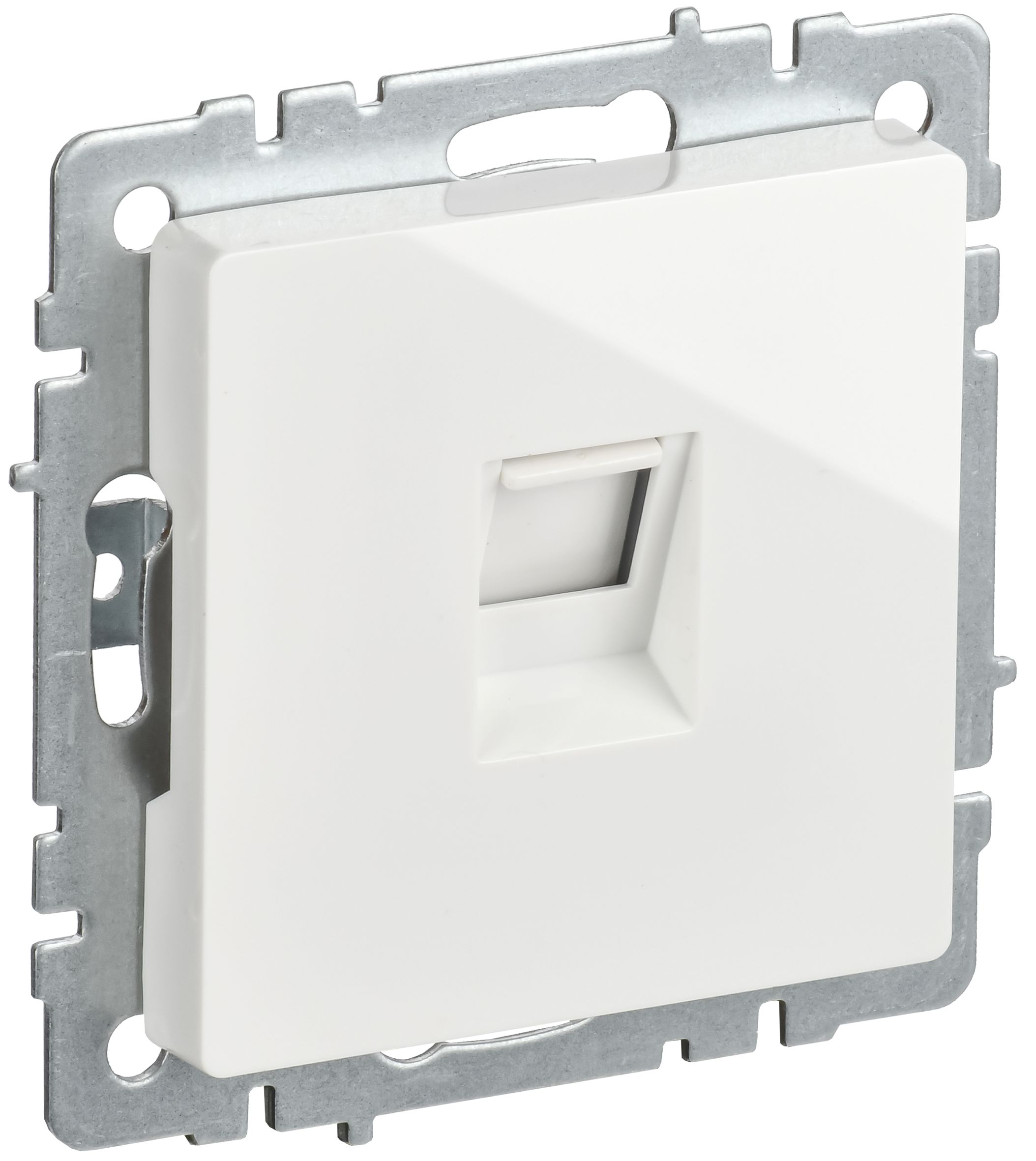 Розетка компьютерная RJ45 BRITE кат.5E РК10-БрБ скрытой установки белый (BR-K10-1-K01-PRO)
