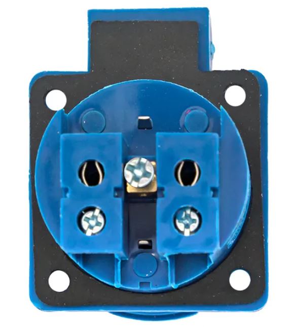 Розетка панельная 112 16А IP54 220В 2Р+PЕ (ps-112-16-220)