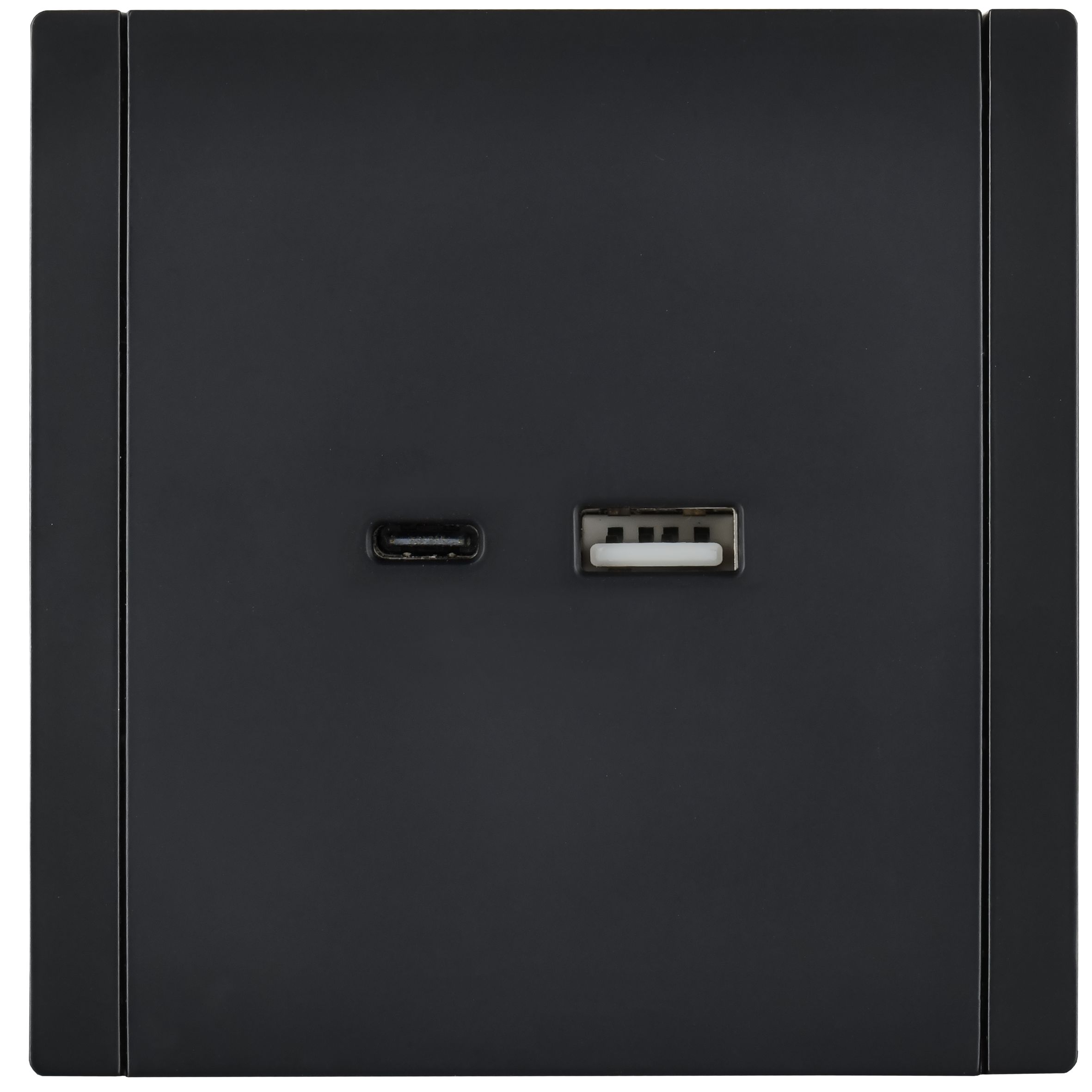FORTE&PIANO Розетка USB A+C 3,1А FP150 скрытой установки черный (FP-U22-D31-K02)