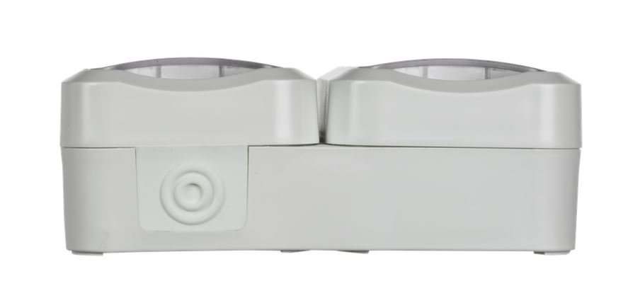 TORS Розетка 2-местная горизонтальная TS322 открытой установки 16А IP55 белый (TS-R26-16-55-G-K01)