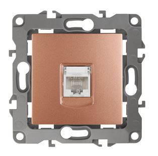 Розетка RJ45 12-3107-14 IP20 серия 12 медь ЭРА (Б0019352)