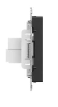 Механизм розетки RJ45 (cat5), чёрный Эпика (UP1-SOB-RJ45-5)