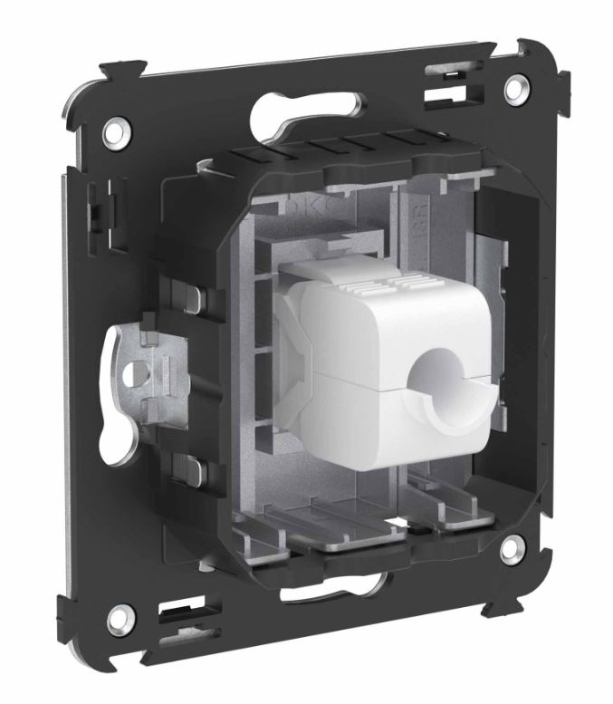 Розетка RJ-45 кат.6 одинарная Avanti закаленная сталь (4404693)