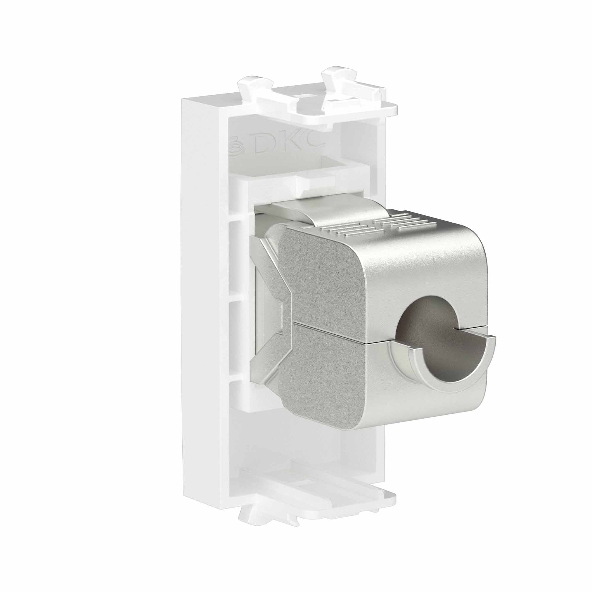 Розетка RJ-45 кат.6А экранированная 1 модуль Avanti белое облако (4400771)