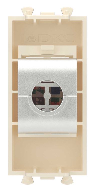Розетка RJ-45 кат.5е экранированная 1 модуль Avanti ванильная дымка (4405761)