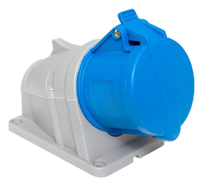 Розетка стационарная наружная 123 2Р+РЕ 32А 220В IP44 PROxima (ps-123-32-220-PRO)