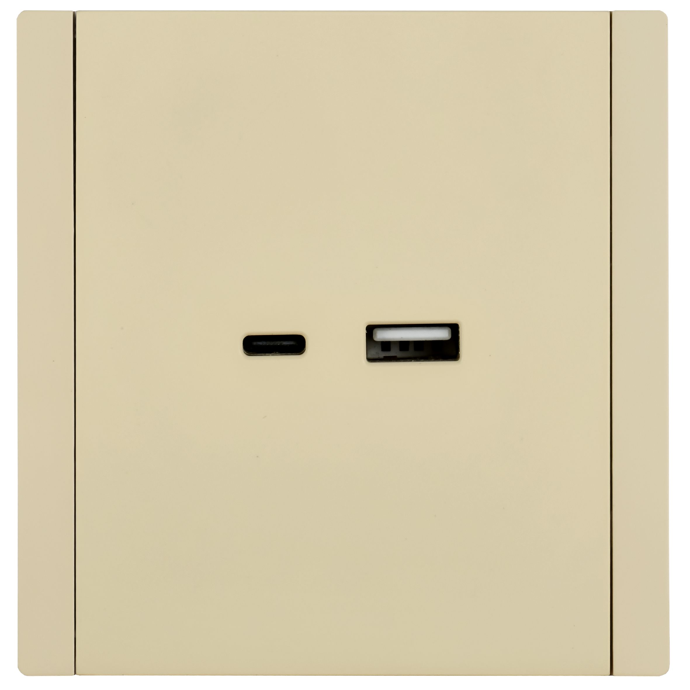 FORTE&PIANO Розетка USB A+C 18Вт FP451 скрытой установки ваниль (FP-U22-018-K10)