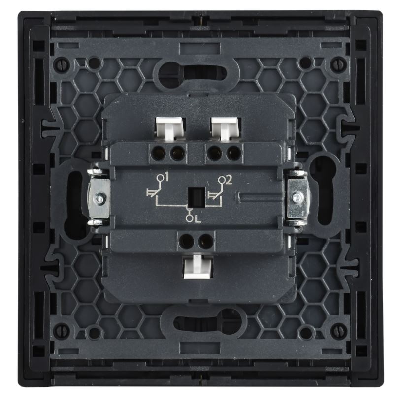 FORTE&PIANO Выключатель жалюзи FP711M скрытой установки 10А металл никель (FP-V15-0-10-1-M-K50)