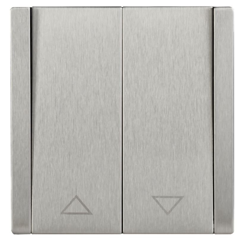 FORTE&PIANO Выключатель жалюзи FP711M скрытой установки 10А металл никель (FP-V15-0-10-1-M-K50)