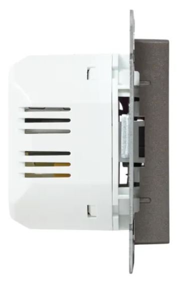 Механизм розетки USB-С, быстрая, мокко Эпика (UP1-SOM-USBCF)