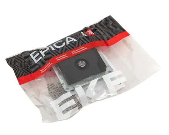 Механизм розетки TV+RJ45 (cat5), чёрный Эпика (UP1-SOB-TV+RJ)
