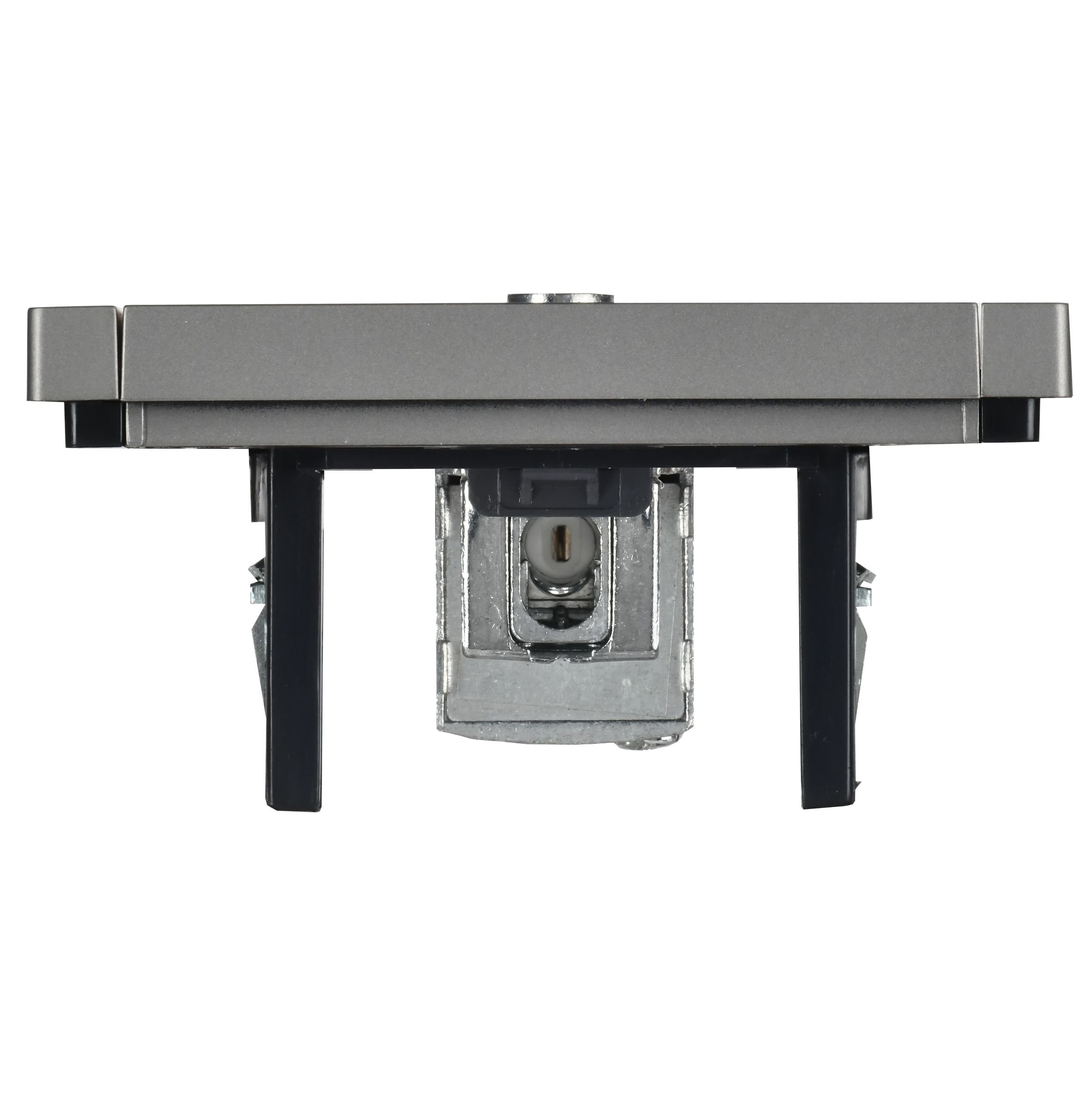 FORTE&PIANO Розетка TV проходная FP529 скрытой установки сталь (FP-A10-P-K46)
