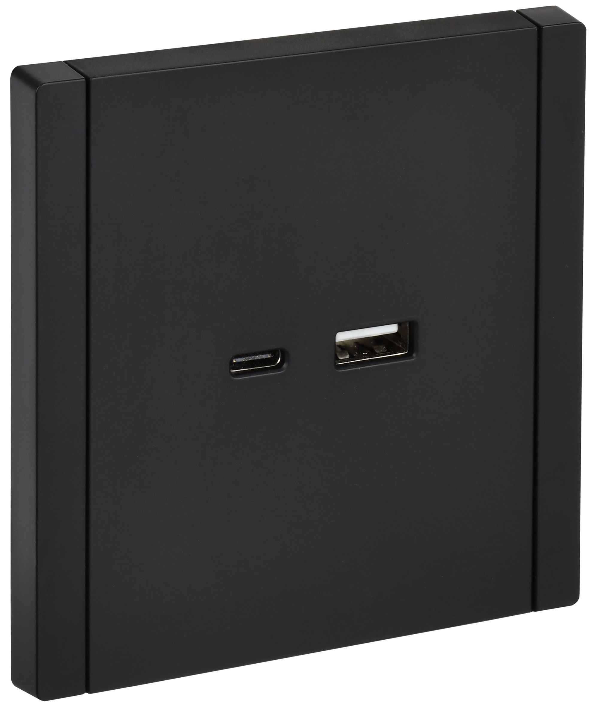 FORTE&PIANO Розетка USB A+C 18Вт FP151 скрытой установки черный (FP-U22-018-K02)