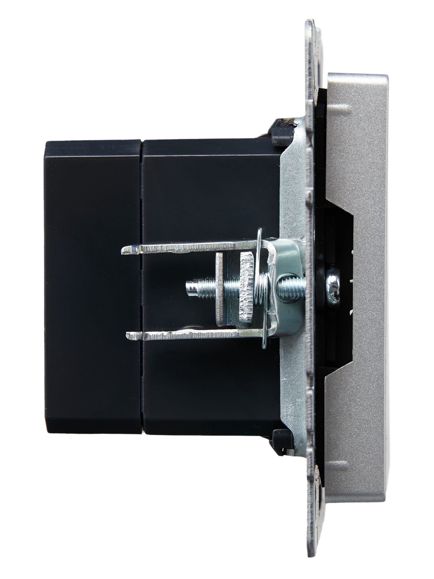 Розетка USB BRITE A+C 18Вт РЮ11-1-БрА скрытой установки алюминий (BR-U22-018-K47)