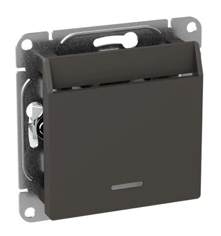 Механизм выключателя, карточный, с подсветкой, мокко Эпика (UP1-SWM-card)