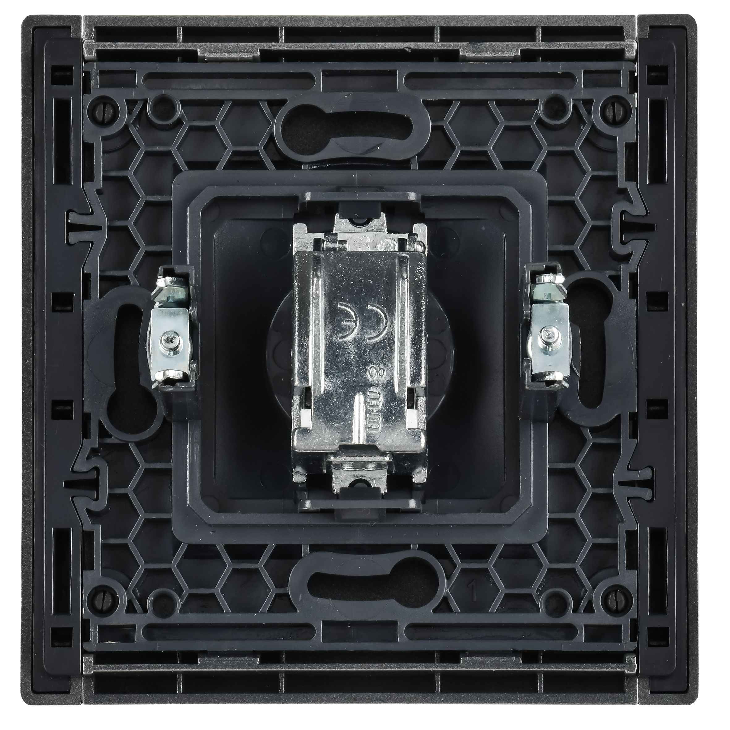 FORTE&PIANO Розетка TV оконечная FP528 скрытой установки сталь (FP-A10-O-K46)