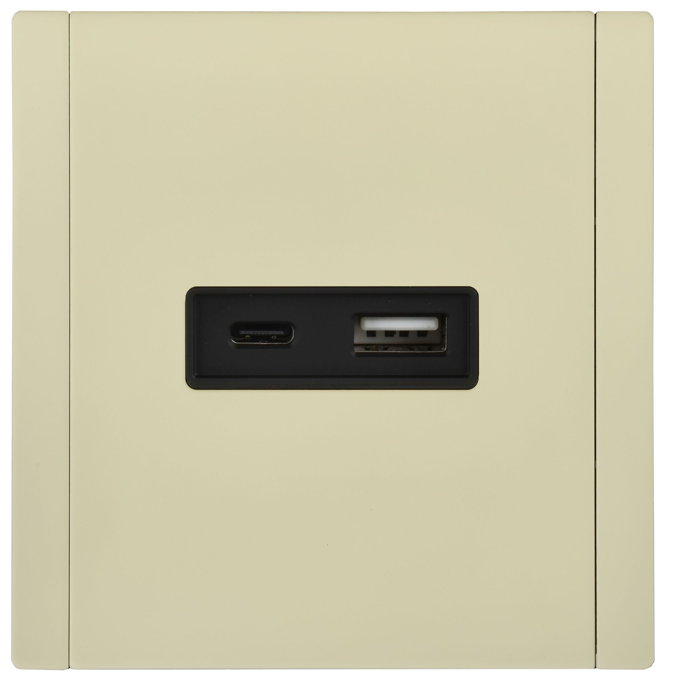 FORTE&PIANO Розетка USB A+C 18Вт FP851M скрытой установки металл слоновая кость (FP-U22-018-M-K41)