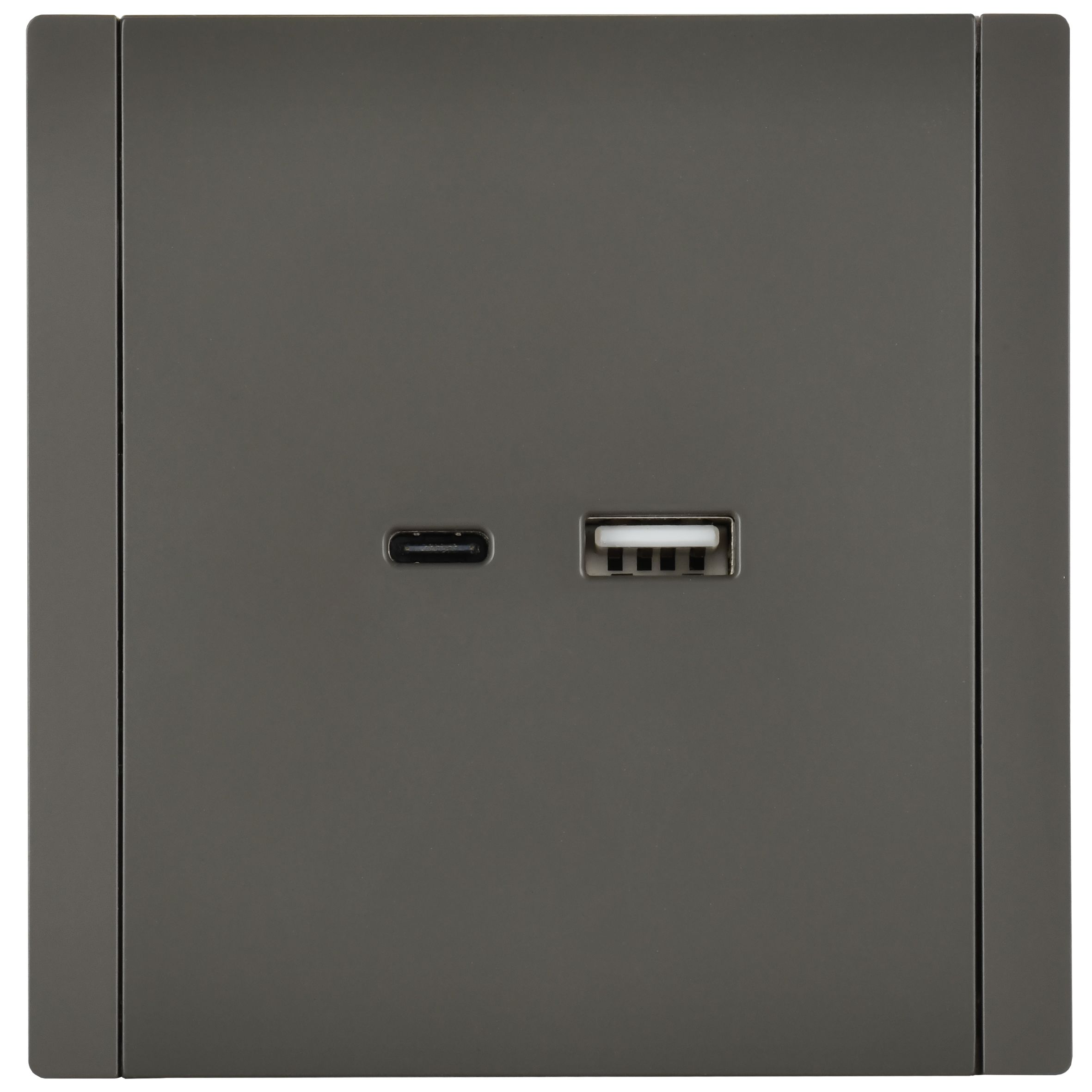 FORTE&PIANO Розетка USB A+C 18Вт FP351 скрытой установки серый (FP-U22-018-K03)