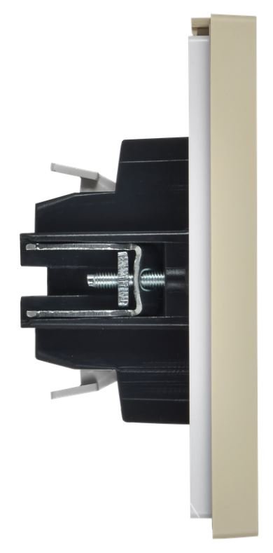 FORTE&PIANO Выключатель жалюзи FP411 скрытой установки 10А ваниль (FP-V15-0-10-1-K10)