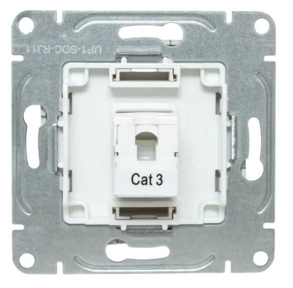 Механизм розетки RJ11, шампань Эпика (UP1-SOC-RJ11)