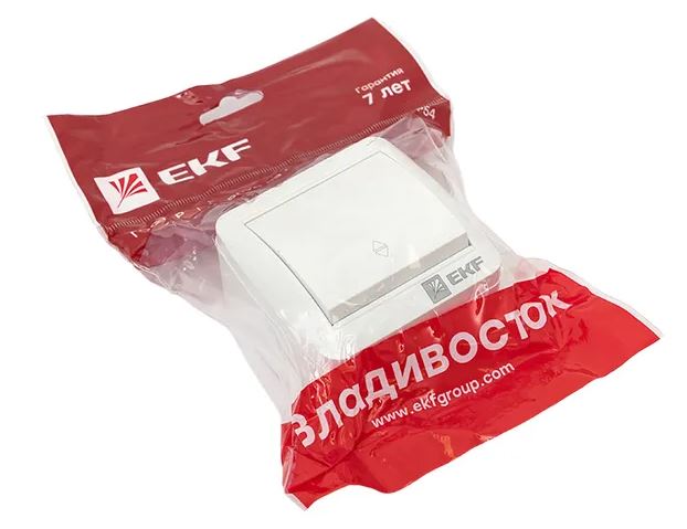 Владивосток Выключатель 1-клавишный проходной 10А IP54 (EQR16-025-30-54)