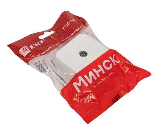 Минск Розетка TV 1-местная ОП 75Ом 5-862МГц белая (EGA00-027-10)