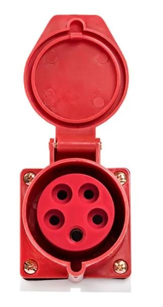Розетка стационарная наружная 115 3Р+РЕ+N 16А 380В IP44 (ps-115-16-380)