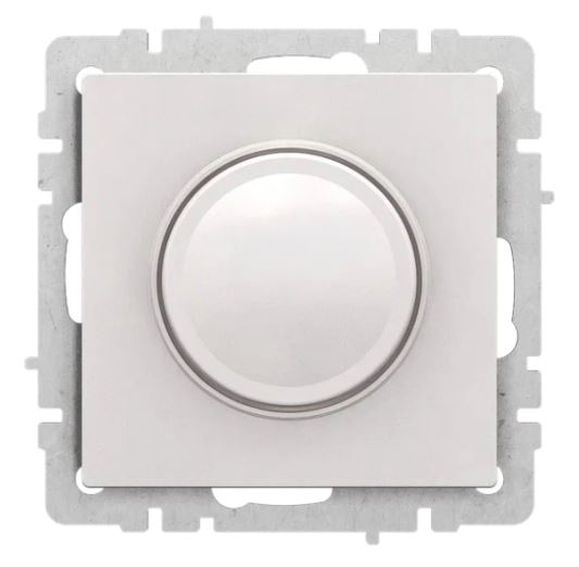 Светорегулятор поворотно-нажимной BRITE СС10-1-0-БрЖ 600Вт жемчуг (BR-D20-0600-K36)