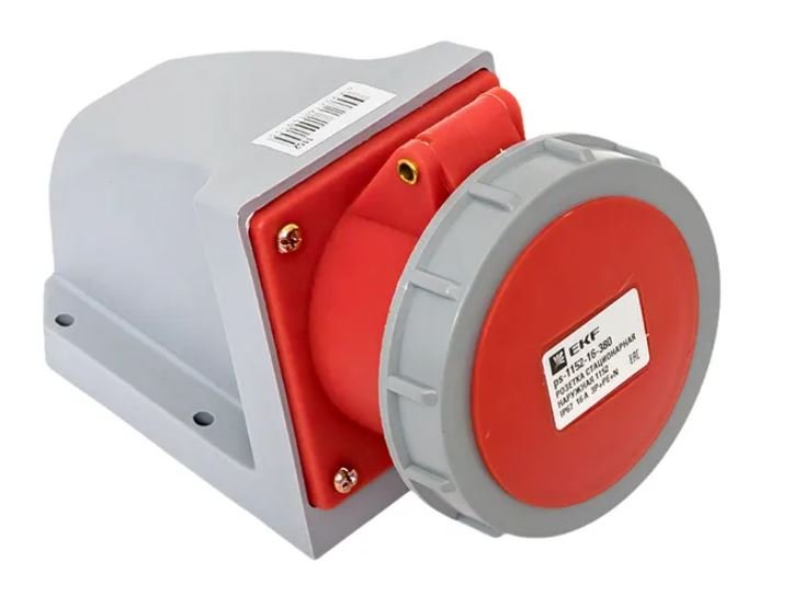 Розетка стационарная наружная 1152 3Р+РЕ+N 16А 380В IP67 PROxima (ps-1152-16-380)