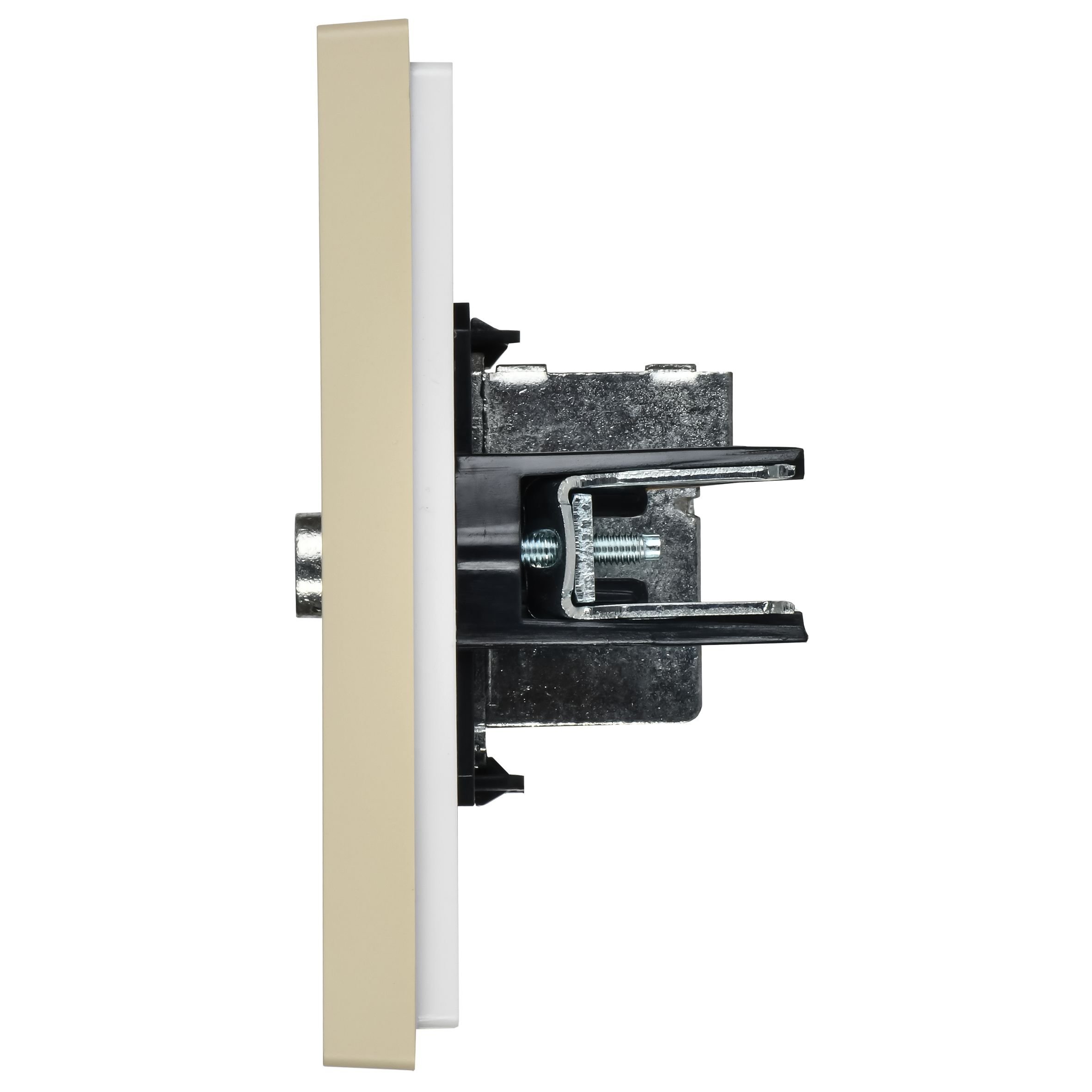 FORTE&PIANO Розетка TV проходная FP429 скрытой установки ваниль (FP-A10-P-K10)