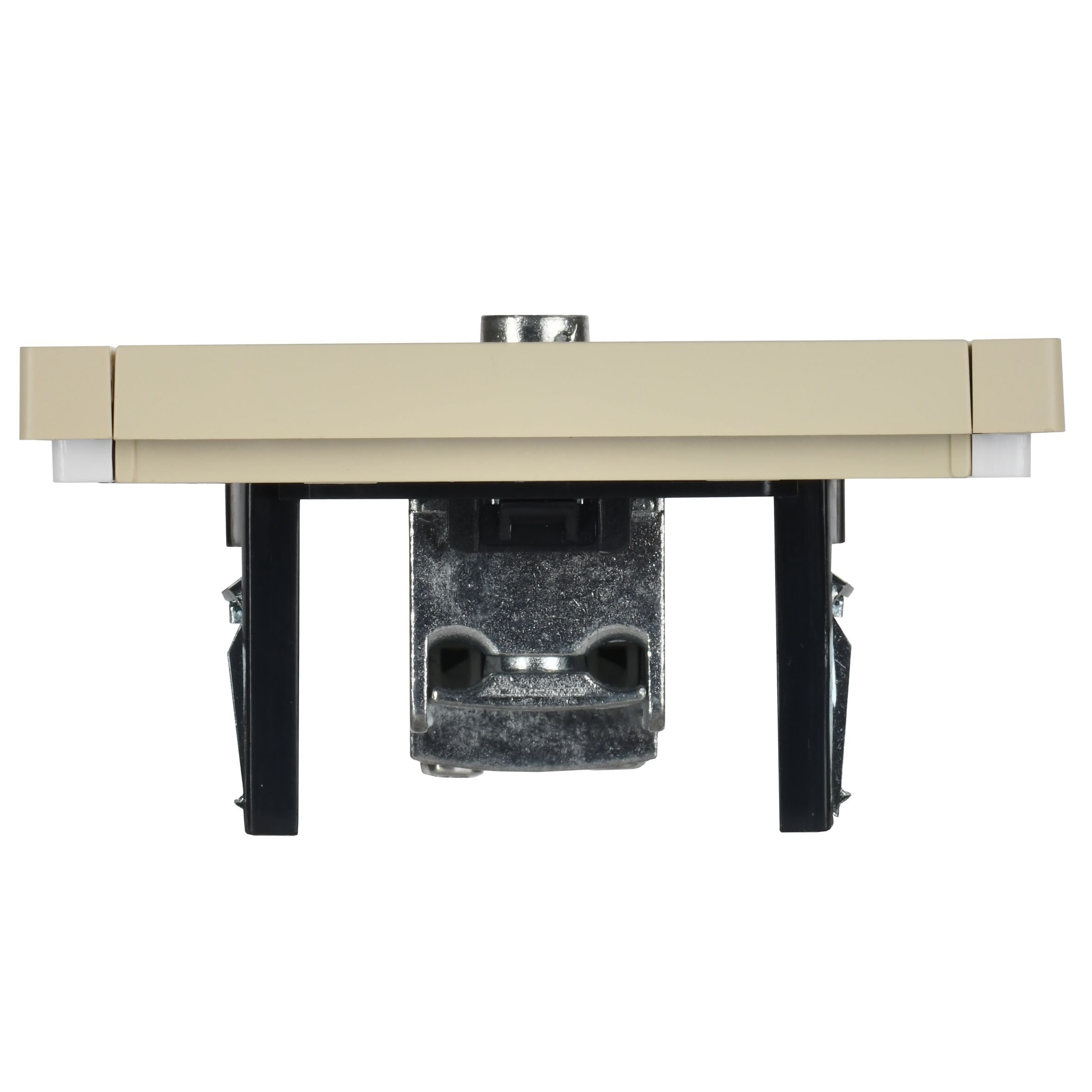 FORTE&PIANO Розетка TV проходная FP429 скрытой установки ваниль (FP-A10-P-K10)