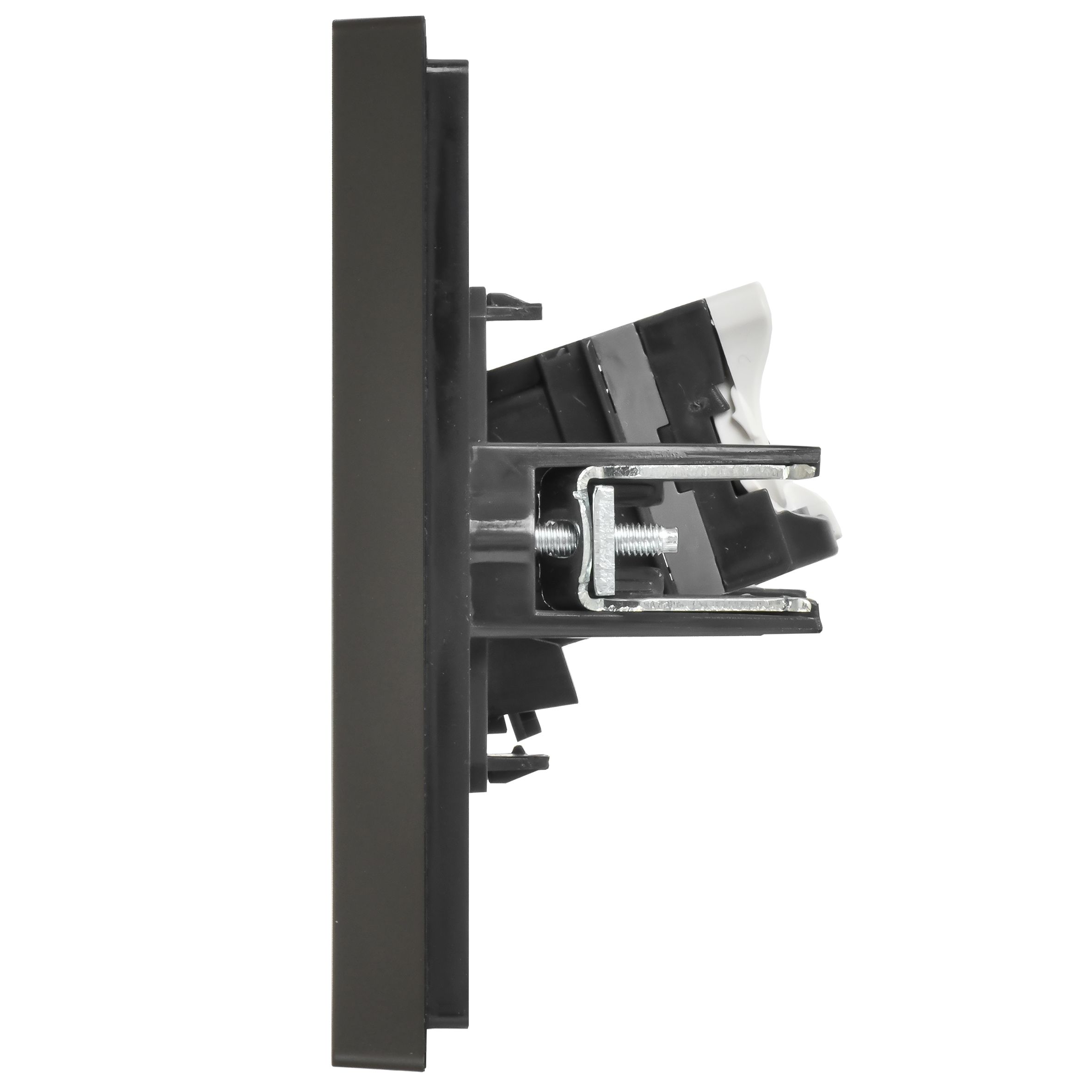 FORTE&PIANO Розетка компьютерная RJ45 кат.5E FP332 скрытой установки серый (FP-K10-1-K03)