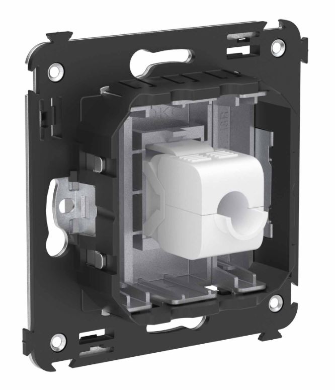 Розетка RJ-45 кат.6А одинарная Avanti закаленная сталь (4404673)