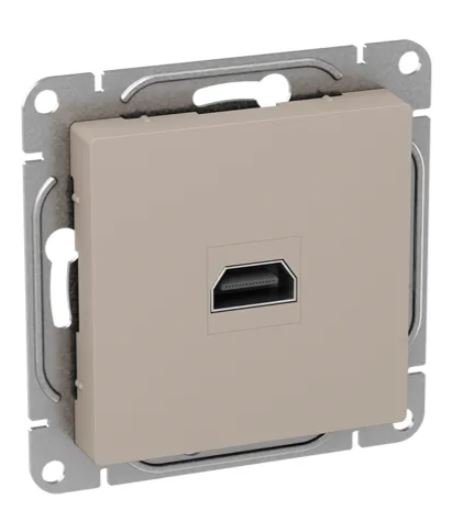 Механизм розетки HDMI, кремовый Эпика (UP1-SOI-HDMI)