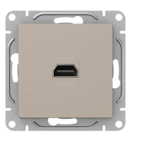 Механизм розетки HDMI, кремовый Эпика (UP1-SOI-HDMI)