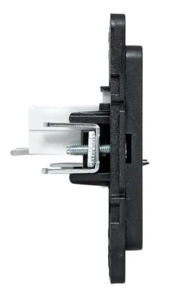 Стокгольм Механизм Розетки RJ-45 2-местной черный (EZK02-035-10)