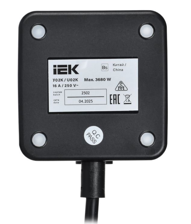 Удлинитель У02К 2 места 1,3м 3х1,0мм2 USB A+C DOMINIC (DN-YP31-16-02-01-ZKU-K01)