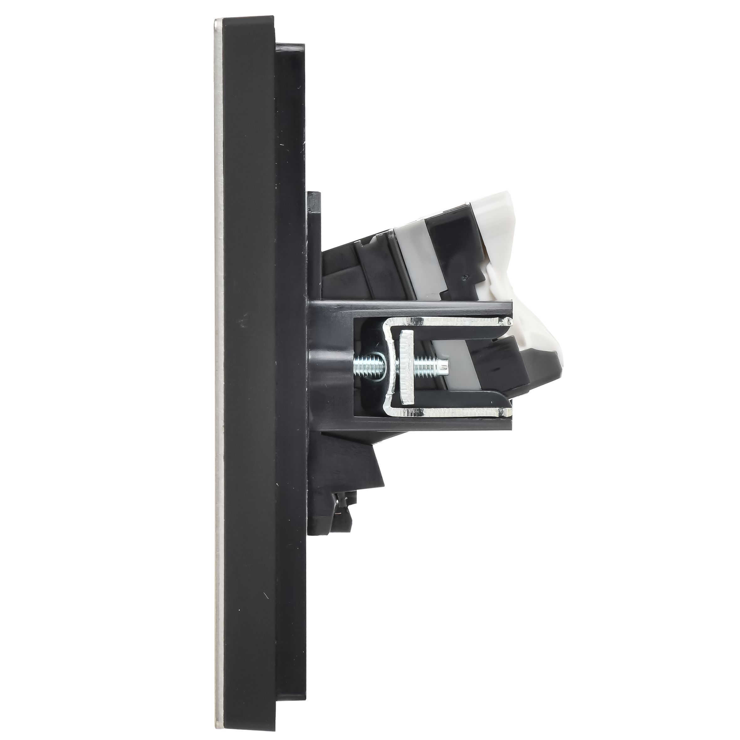 FORTE&PIANO Розетка компьютерная двойная RJ45 кат.5E FP633M скрытой установки металл шампань (FP-K20-1-M-K37)