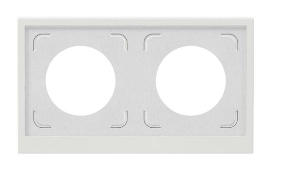 Рамка KANT IP44 2 поста белый песок (7010944)