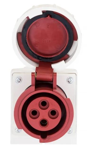 Розетка стационарная наружная 1142 3Р+РЕ 16А 380В IP67 PROxima (ps-1142-16-380)