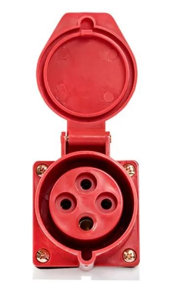 Розетка стационарная наружная 114 3Р+РЕ 16А 380В IP44 (ps-114-16-380)
