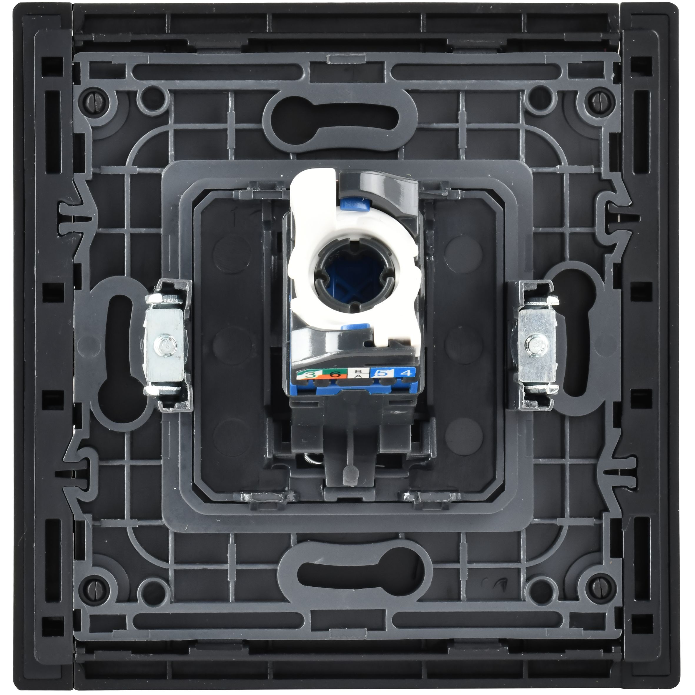 FORTE&PIANO Розетка компьютерная RJ45 кат.6 FP631M скрытой установки металл шампань (FP-K10-2-M-K37)